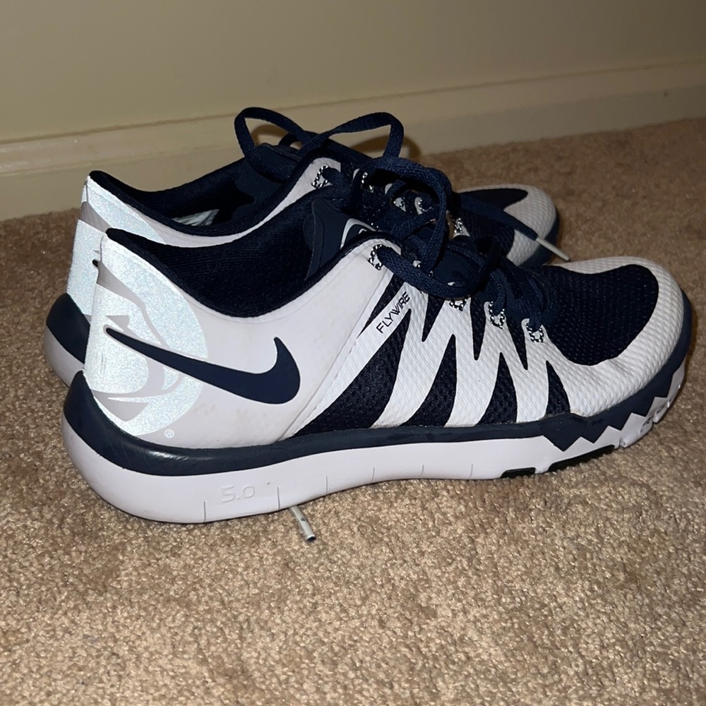 Nike Men's Navy and White Penn State Athletic Shoes